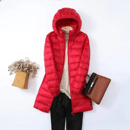 Leichtgewicht Pufferjacke Damen Warme Gesteppte Winterjacke