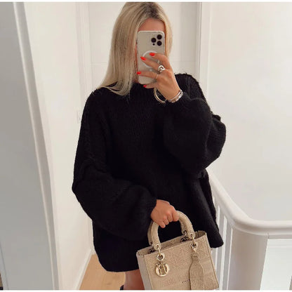Damen Pullover Weich Elegantes Design Herbst