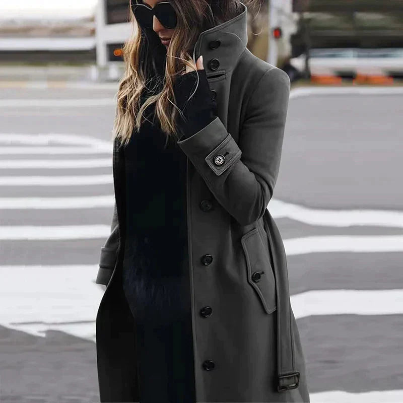 Eleganter Damen-Trenchcoat Herbst Modell