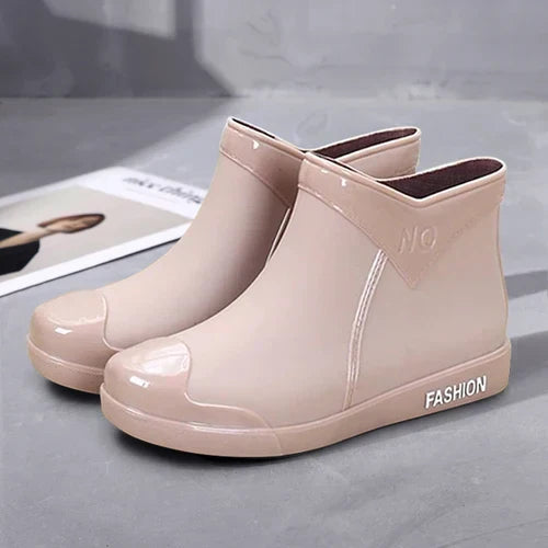 Wasserdichte Damenstiefel Mit Reißverschluss