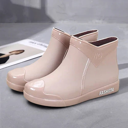 Wasserdichte Damenstiefel Mit Reißverschluss