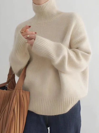 Moderne Rollkragenpullover Frühjahr Trendy - IdealeKleiden