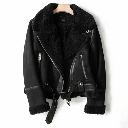Stylische Damenjacke Kurz Modern Kragen