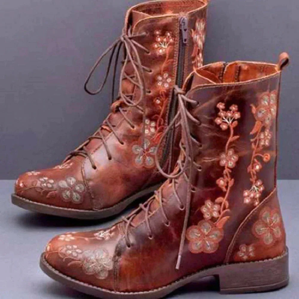 Retro Stiefel Ethno Chic Design