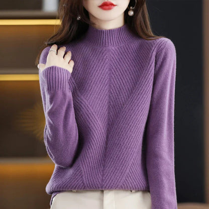 Strickpullover Rundhals Warm Winter