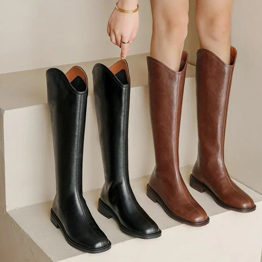 Stylische Stiefel Knöchelhoch Kunstleder - IdealeKleiden