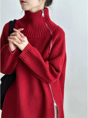 Retro Pullover Damen Elegant