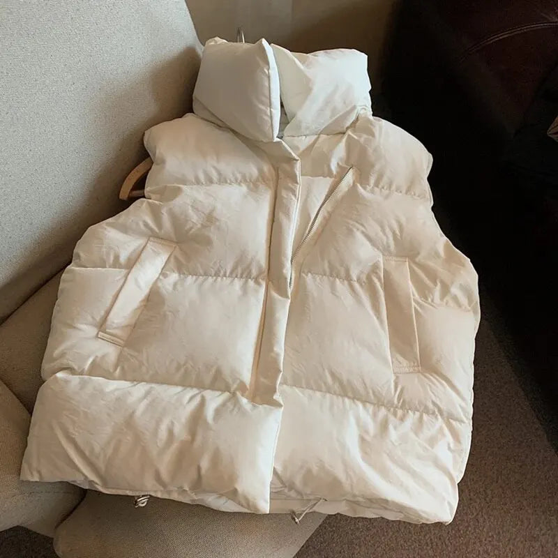 Übergroße Pufferweste Warm & Bequem