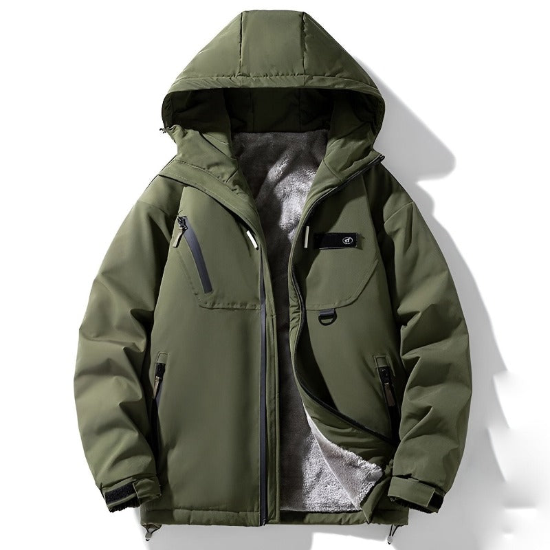 Winterjacke Damen Kapuzenpullover Relaxed Fit