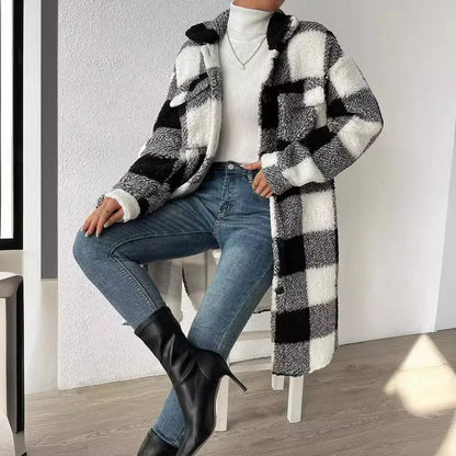 Karierte Herrenjacke Modern
