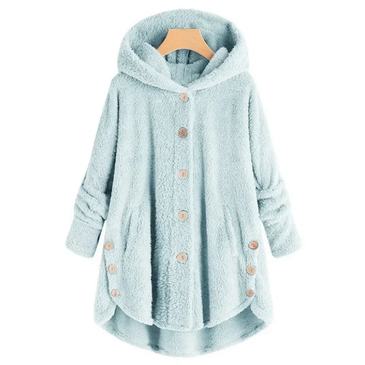 Frauen Fleecejacke Mit Kapuze - IdealeKleiden