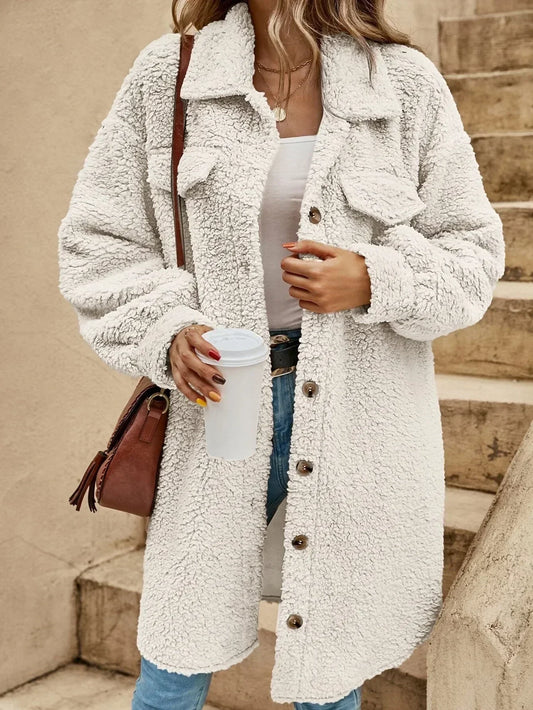Weicher Cardigan Lang Damen Pullover Modern - IdealeKleiden