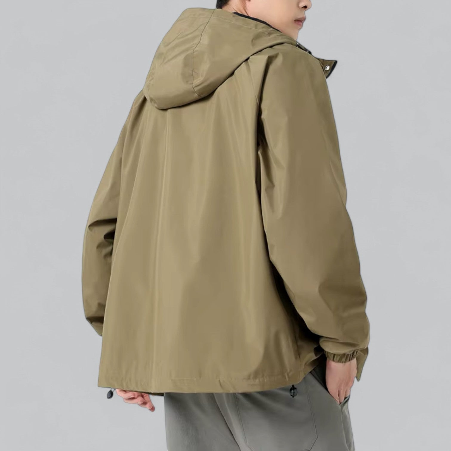 Herren Windbreaker Bequem Wasserdicht - IdealeKleiden