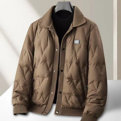 Gepolsterte Steppjacke Lässig Modern mit Reißverschluss