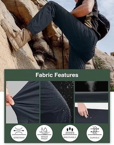Herren Cargohose Bequem Stretch Mehrfachtaschen - IdealeKleiden