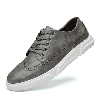 Stilvolle Herren Sneaker Leder Schuhe