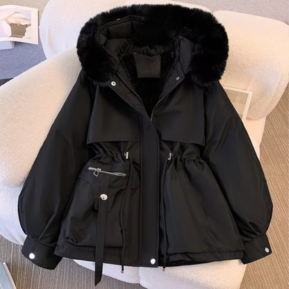 Stilvolle Damenwinterjacke Modern