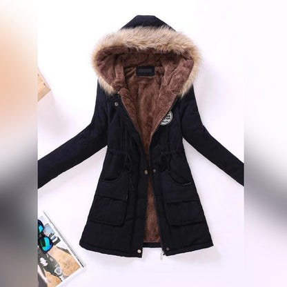Winterjacke Warm Bequem Damen