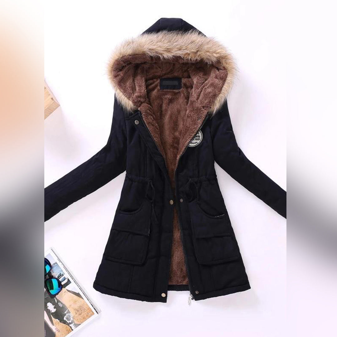 Damen Winterparka Warm Bequem Elegant