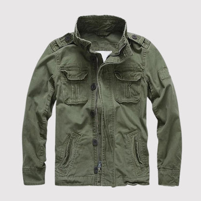 Retro Jeansjacke Vieltaschig Vintage Style - IdealeKleiden