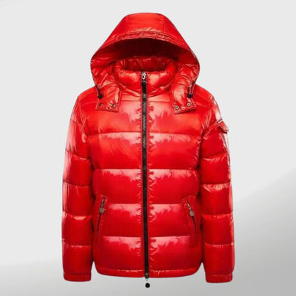 Elegante Damen Winterjacke Lang Puffy