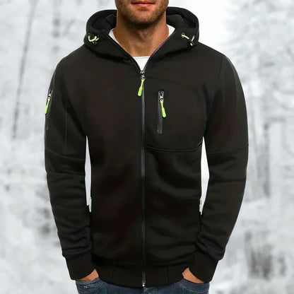 Männer Kapuzenjacke Sportlich Modern