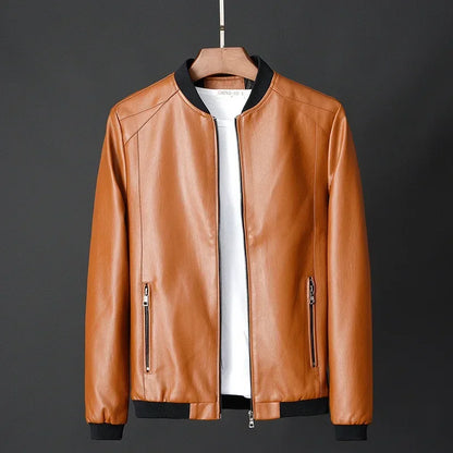 Leder Bomberjacke Damen Trendy Style