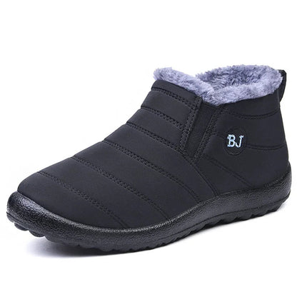 Warme Stiefeletten Gequiltet Wasserdicht Plüsch Innensohle