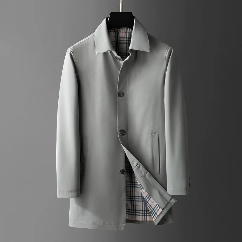 Herren Mantel Klassisch Elegantes Design