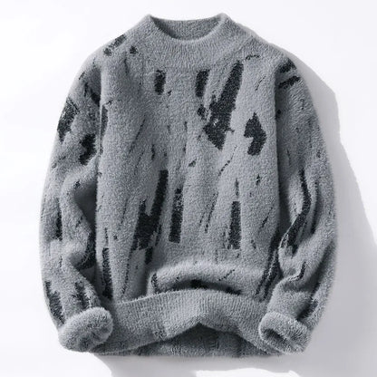 Stylischer Strickpullover Herren Modern Gemütlich