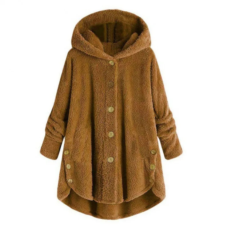 Frauen Fleecejacke Mit Kapuze