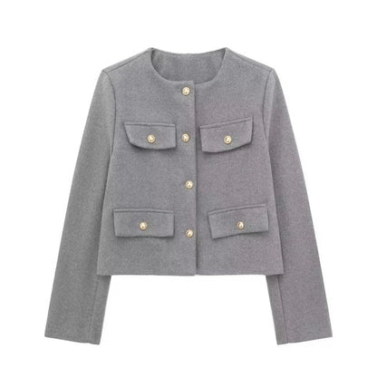 Stilvolle Damenblazer Kurz Elegant