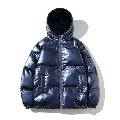 Wattierte Winterjacke Herren Warm Isoliert Pufferjacke