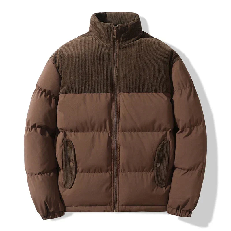 Modische Steppjacke mit Kordelzier