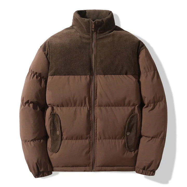 Gepolsterte Unisex-Jacke Corduroy Style