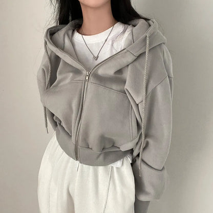 Emy - Übergrößene Sweatshirts Mit Reißverschluss