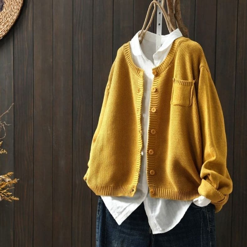 Weicher Cardigan Strick Oversized Bequem