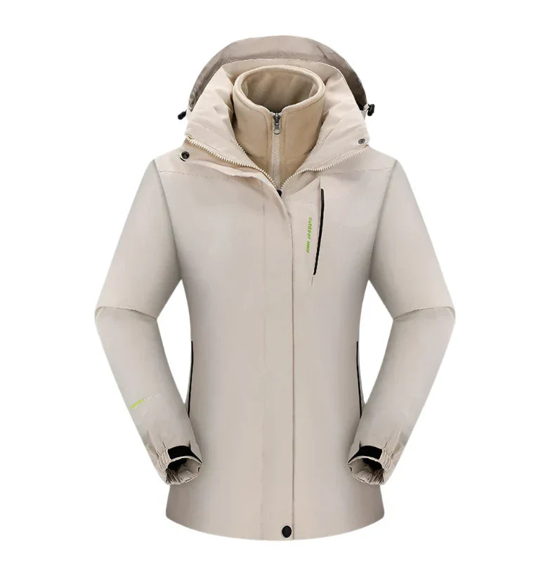 Praktische Wanderojacke 3-in-1 Fleece Isolierung