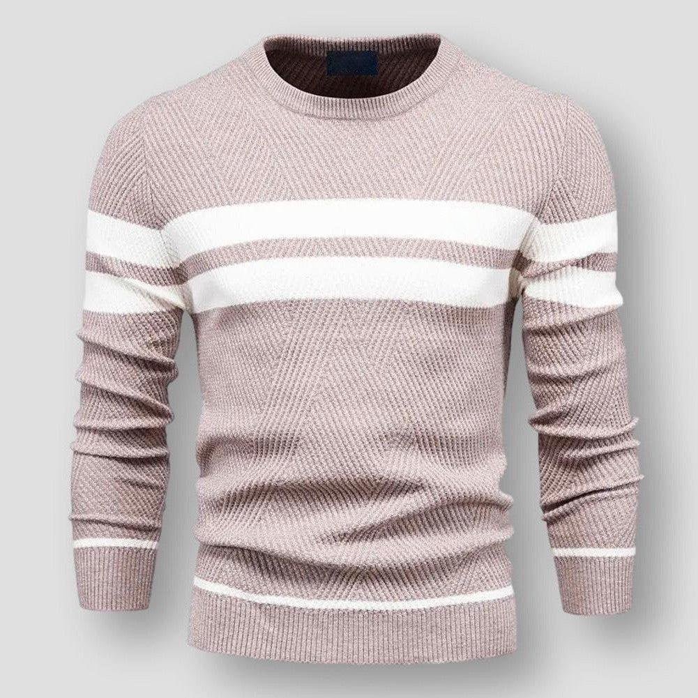 Gemütlicher Streifenpullover Modern Bequem