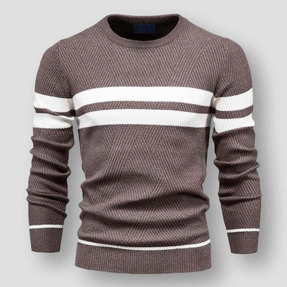 Gemütlicher Streifenpullover Modern Bequem