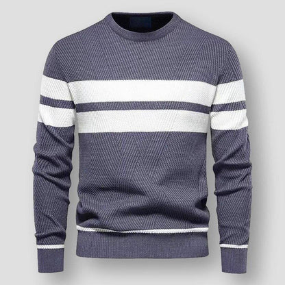 Gemütlicher Streifenpullover Modern Bequem