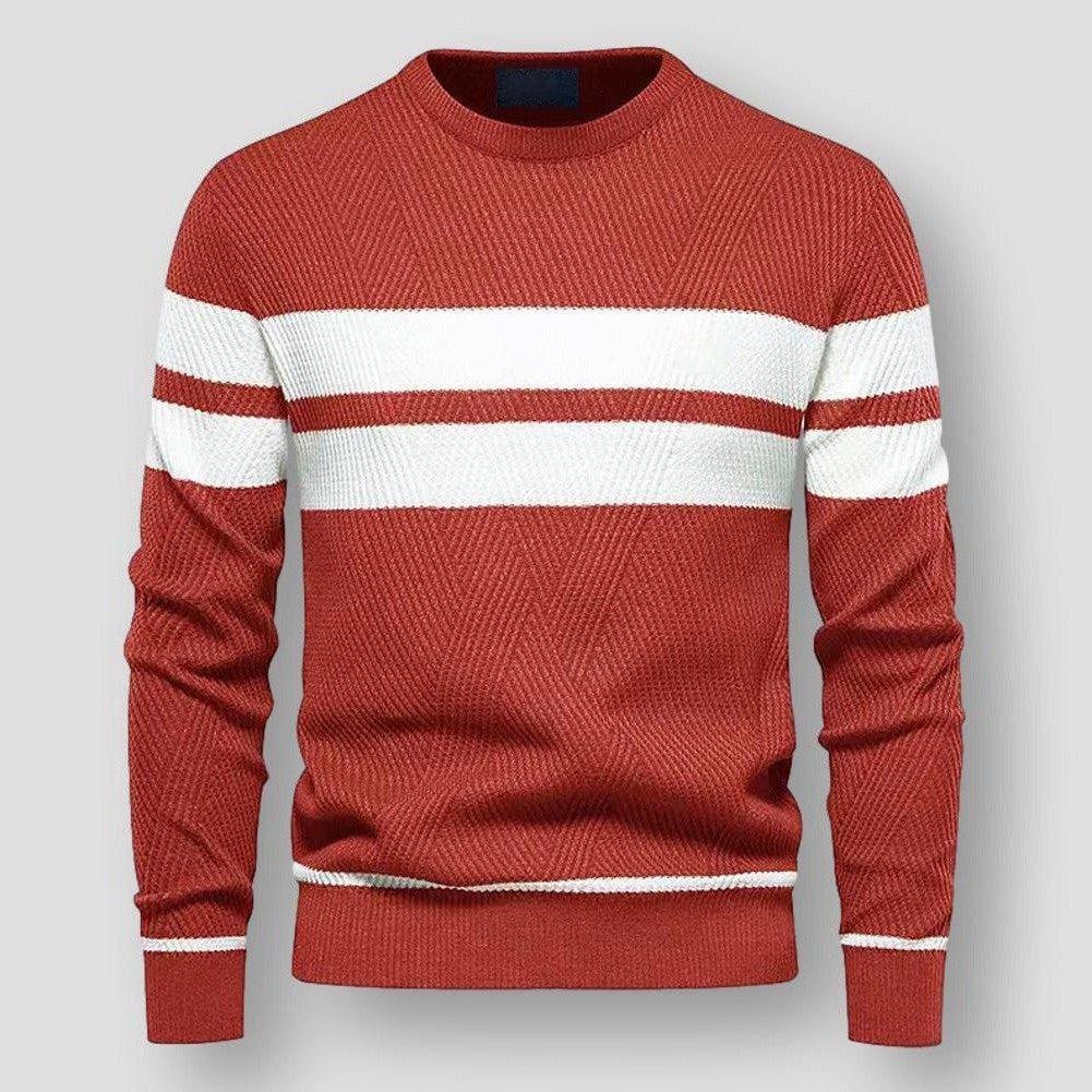Gemütlicher Streifenpullover Modern Bequem