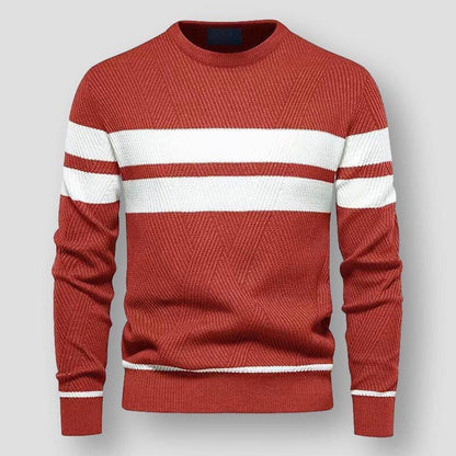 Gemütlicher Streifenpullover Modern Bequem