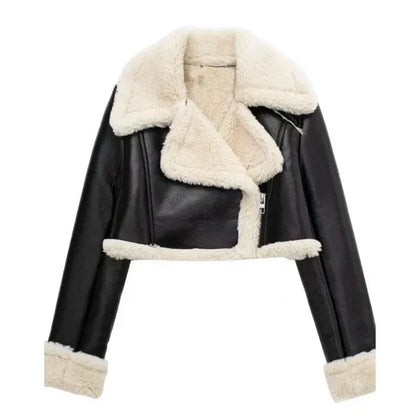 Warme Kurzjacke Fleece Gefüttert Robust