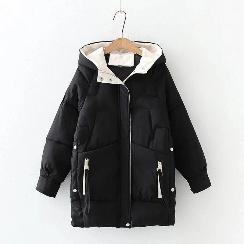 Warme Oversized Daunenjacke Winter
