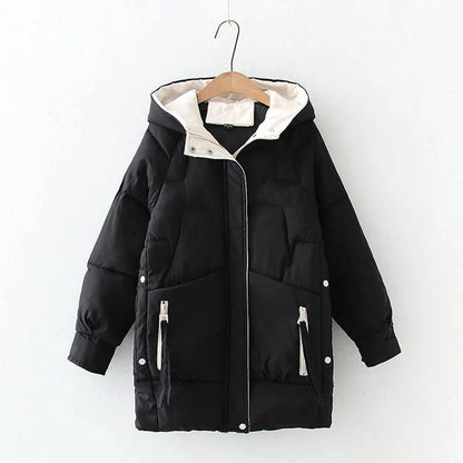 Warme Oversized Daunenjacke Winter