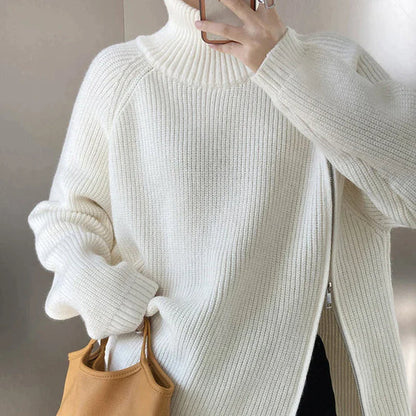 Puck | Rollkragen Pullover Warm Fleece - IdealeKleiden