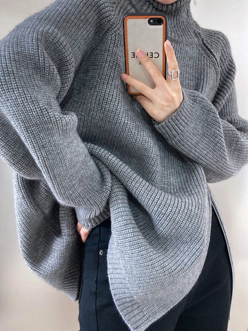 Retro Pullover Damen Elegant