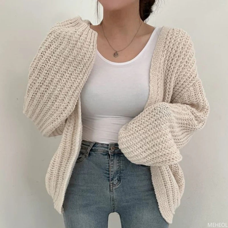 Bequemer Oversize Cardigan Großzügig