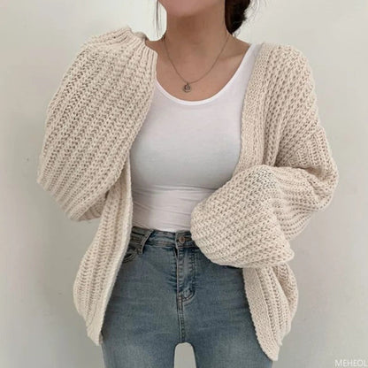 Bequemer Oversize Cardigan Großzügig